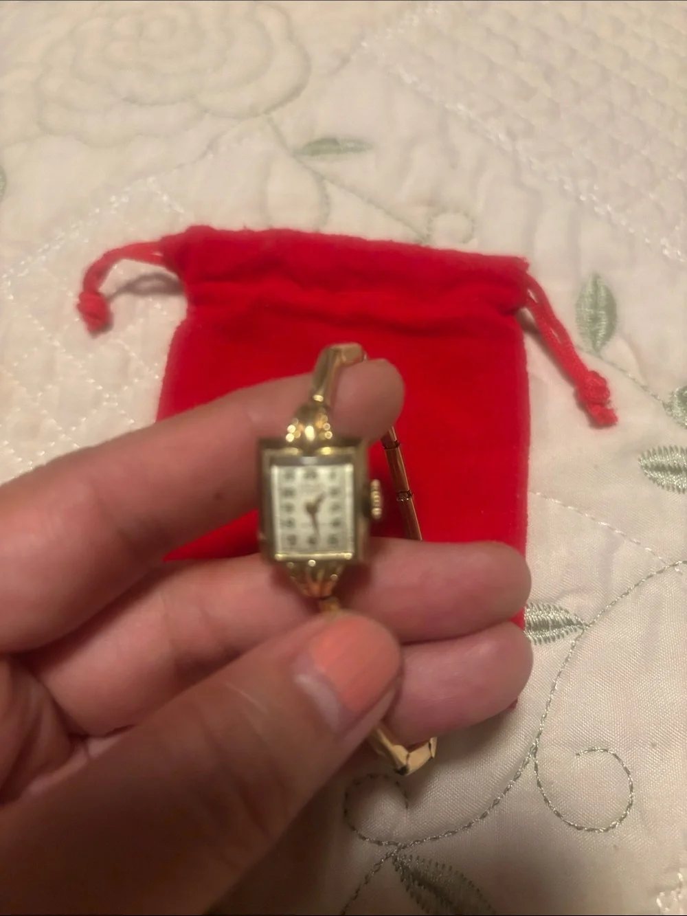 Gold-Filled Women's Vintage Style Bracelet Watch - Gold